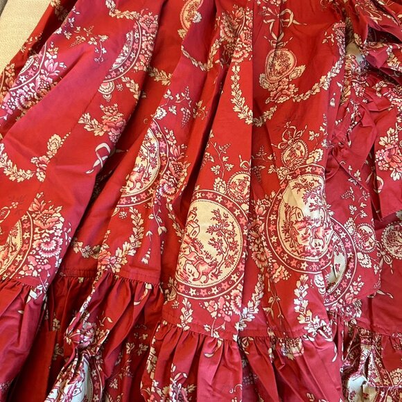 NEW Selkie The Ornament Foxglove Midi Dress Cotton Floral - Picture 5 of 12